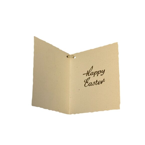 Vtg Easter Card Boy & Chick Design Kruger Made In Western Germany No. 560 - Picture 2 of 5